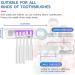 UV Toothbrush Holder Toothbrush Sanitizer for Electric/Regular Toothbrush  Sterilization & Timing Toothbrush Holder for Bathroom - Buy Online on GoSupps.com