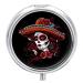 Day of The Dead Skull Women Pill Box 3 Compartment Medicine Pill Case Portable Pill Organizer Unique Gift