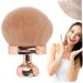 Self Tanning Brush Self Tanner Brush Oval Self Tanning Brush 2.8" Dia. Large Body Brush Makeup Soft Reusable Sunscreen Applicator for Makeup Legs Arms Face Body Rose Gold Rose Red