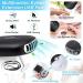 Qinzave 150ml Eyelash Extension Cleanser + USB Fan | Shampoo, Eye Gel Pads, Mascara Brushes | Lash Cleanser for Salon & Home Use - Buy Online on GoSupps.com