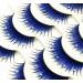 5 Pairs Blue Fluffy Faux Eyelashes with Rhinestones | 3D False Lashes for Women & Girls - International Shipping - Buy Online on GoSupps.com