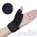 Thx4copper Reversible Thumb Splint & Wrist Bandage - L/XL Black | Support for Weak Joints & Daily Activities - Buy Online on GoSupps.com
