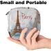 Javenproeqt Paris Eiffel Tower Women's Startup Bag - Large Menstrual Cup Bag with Zipper & Period Inserts - Stylish Multicolored Storage for Girls & Women - Buy Online on GoSupps.com