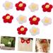 SEWOART 10pcs Hairpin Accessories Floral Yarn Toddler Wedding Assorted Color 2 4X4cm - Buy Online on GoSupps.com
