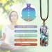 Orgone Chakra Healing Necklace Set in Wooden Box - Crystal Vibe 7 Chakra Pendant - Energy Balancing Gemstone Jewelry - Buy Online on GoSupps.com