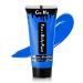 Go Ho Blue Cream Face Body Paint(2.37oz 70ml) Water Based Face Paint Blue Makeup Face Painting Kit for Kids Party SFX Cosplay Costumes Festivals Halloween Makeup