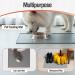 Conlun Non-Slip Dog Feed Mat - Waterproof Pet Mat for Cats and Dogs 48x38 Turquoise Dishwasher Safe Prevents Food & Water Leakage - Buy Online on GoSupps.com