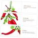 Cabilock 1 Bunch Wall Decoration Pendant Plant Decor Red Decorations Mini Toy Pepper Pendant Sling Artificial - Buy Online on GoSupps.com