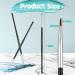 10 Pieces Thin Eyeliner Brushes - Fine Point Gel Eyeliner Tools for Perfect Eye Makeup - Synthetic Bristles for Wet Liquid & Water-Activated Eyeliner - Buy Online on GoSupps.com
