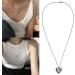 Oralgos 2023 Hollow Heart Necklace - Simple Pendant Jewelry for Women & Girls Perfect Wedding Gift - Buy Online on GoSupps.com