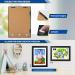 Sank Kids Art Frame: Front Opening Changeable Picture Display for DIN A4 Art Storage - Black 1 Pack - Buy Online on GoSupps.com