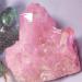 3pcs Rose Quartz Natural Stones and Minerals Gemstone Cluster Home Decoration Feng Shui Crystal Crafts Crystal Cluster Talla nica Crystal 450-500g