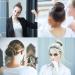 Black Hair Bun Maker Set - Topsy Tail Hair Tool 4PCS for Ponytail & French Style - Women's Hair Styling Accessories - Buy Online on GoSupps.com
