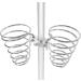 Hair Dryer Stand - Twisty Style Acrylic Holder for Hair Styling Tools | Heavy Base & Tray for Curling & Straightening | Crystal Design - Buy Online on GoSupps.com