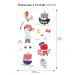 Monster, Pirate, Dinosaur Assorted Temporary Tattoos for Kids - 172pcs | Konsait - Perfect Party Favors for Boys and Girls - Buy Online on GoSupps.com