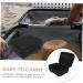 BIUDECO 2 Pcs Hair Dryer Storage Bag Travel Case for Hair Dryer Portable Makeup Bag Organizer Kit Eva Black - Buy Online on GoSupps.com