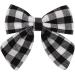YUPs Tartan Bow Knot Hair Clips - Festive Handmade Plaid Fashion Accessory for Girls - Buy Online on GoSupps.com