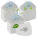 30PCS Filter Cotton of Respirator - Spray Paint Dust-proof Anti-particles For 6200 6800 7502 Series Gas Respirator (5N11)