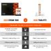 Precision Hydration Lite Electrolyte Drink - Orange Tube 10 Count - 1000mg/L Effervescent Tablets - Combat Cramps - Low Calorie, Gluten Free, Vegan/Vegetarian Friendly - Buy Online on GoSupps.com