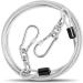 10FT Hoowoo Chew Proof Dog Tie Out Cable - Swivel Lockable Hook - Outdoor Dog Runner for Yard, Camping & Beach - Buy Online on GoSupps.com