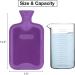 HomeTop Premium 2L Rubber Hot Water Bottle with Cute Unicorn Cover - Mauve Set - Buy Online on GoSupps.com