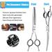 Purplebird 6.5-Inch Curved Fur Scissors - Japanese Stainless Steel for Dog & Cat Grooming - Buy Online on GoSupps.com