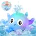 Baby Bath Toys Octopus Bathly Toy Light Up Baby Toys Bath Tub Toys for 3 year old Girls Boys Automatic Induction Spray Water Toy Gifts for Kids Toddler Blue