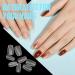 TOMICCA Short Coffin Nail Tips 360PCS - Soft Gel Full Cover Matte Clear False Acrylic Nails Kit - Buy Online on GoSupps.com