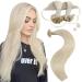 Moresoo bonding extensions real hair blond 35cm u tip extensions real hair keratin bondings real hair platinum blond #60 40g 1g/s hair extreme hair 35cm 2.u-tip #60