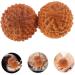 TOVINANNA 6-Piece Spiky Massage Ball Set | Handmade Wooden Roller Balls for Hand & Foot Therapy | Mini Exercise & Fitness Tool | International Shipping - Buy Online on GoSupps.com