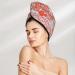 Corals Microfiber Hair Towel | Soft Super Absorbent Hair Wrap for Women | Quick Dry Coral Velvet Cap for Long Curly & Thick Hair - Buy Online on GoSupps.com