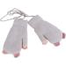Kids Toddlers Knitted Gloves Mittens with String | Boys Girls Magic Stretch Mittens | Thick Fleece Lined Baby Infant Winter Warm Mittens | Cartoon Cosy Full Finger Gloves | Xmas Gift | Ages 0-3 | B-grey - Buy Online on GoSupps.com