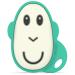 Matchstick Monkey Flat Face Teether Antimicrobial Silicone Teether/Teething Aid Flat/BPA-Free/3 Months+/Monkey Green