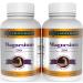URENEWBEAUTY Magnesium Supplement 460mg per Tablet 2 Bottles (200 Tablets Total) USA Made Non-GMO Gluten-Free Supports Muscle Relaxation & Bone Health