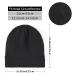 Kenllas Large Men's Winter Sleeping Bonnet - Adjustable Double Layer Silk Satin & Bamboo Cotton Cap for Dreadlock Braid Hair Care - Black - Buy Online on GoSupps.com