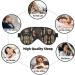 Feather Print Double-Sided Eye Mask | Soft Light Blocking Sleep Aid for Restful Sleep - Buy Online on GoSupps.com