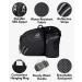 Waterfly Belt Pocket with Bottle Holder - Breathable Hip Pocket for Men & Women - Ideal for Running Cycling Hiking and Dog Training - Black - Buy Online on GoSupps.com