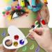 4Pcs Stainless Steel Makeup Mixing Palette Set with Spatula - Professional Cosmetic & Nail Art Tools - Buy Online on GoSupps.com