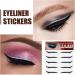 Sticker Eyeliner Glitter Sparkle Instant -Adhesive Eyeliner Stencil 5 Pairs - Sticker Eyeliner with Shine Effect Makeup Eyeliner Stickers for Women and Girls Shakven Silver (Five Pairs) - Buy Online on GoSupps.com