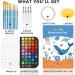 Funto Watercolor Set - 48 Color Paint with Brushes, Water Brush Pens, Pad, Tape, Sponge, Palette - Painting Kit for Kids, Adults, Beginners - Buy Online on GoSupps.com