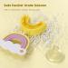 Kids U-Shaped Toothbrush with Soft Silicone Head | 360 Cleaning for Ages 6-12 | Yellow Rainbow Design - Buy Online on GoSupps.com