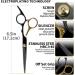Hairdressing Barber Hair Scissor Professional Hair Cutting Scissor Haircut Beard Shaping Grooming for Men Women Children Pets Home Salon Barber (Black Gold) - Buy Online on GoSupps.com