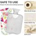 NAANLE Colorful Watermelon Heat Bottle - 1L Transparent Hot Water Bottle for Pain Relief Bed Hand & Feet - Perfect for Heat & Cold Therapy - Buy Online on GoSupps.com