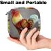 Menstrual Pad Bag with Zipper - Stylish Ladies Napkin Pouch & Tampon Collection Bag for Women & Girls (Animal Rooster Design) - Buy Online on GoSupps.com