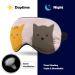 LynaRei Cute Cat Sleep Mask Blindfold - Super-Smooth Soft Eye Cover for Travel and Nap - Buy Online on GoSupps.com