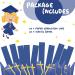 40-Piece Adjustable Blue Paper Graduation Crowns for Kids - Buy Online on GoSupps.com