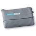 PGI Traders Soft Travel Blanket with Bag | Doubles as a Pillow | Airplane, Car, Office, Home | Lightweight and Cozy | Portable and Compact | Smoke Full Smoke