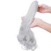 45cm Silver Gray Ponytail Extension - Heat Resistant Hair Piece with Clamp | Smooth & Wavy Styles - Buy Online on GoSupps.com
