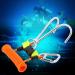 VGEBY Stainless Steel Diving Reef Hook Double with Spiral Coil Lanyard - Buy Online on GoSupps.com