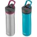 Contigo Cortland Chill 2.0 Stainless Steel Water Bottle 24oz 2-Pack - Hot/Cold Insulated, Spill-Proof Lid - Juniper & Dragonfruit - Buy Online on GoSupps.com